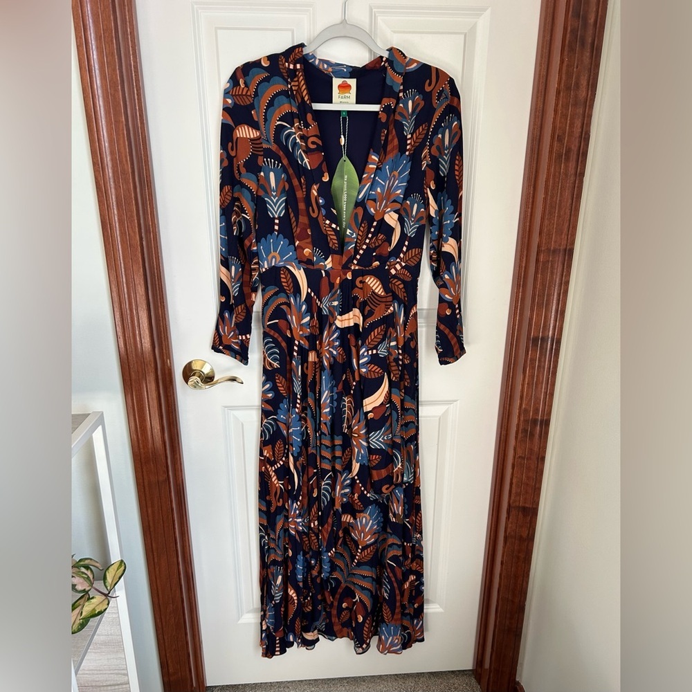 Farm Rio NWT Multicolor Floral Boho Dress